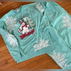Winter Snowman Sweats Set
